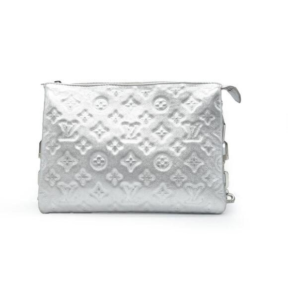 Louis Vuitton Metallic Lambskin Embossed Monogram Coussin PM - Picture 9 of 15